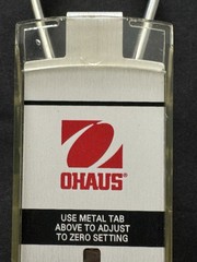 Vintage Ohaus Spring Scale 8008 In Box USA Made Grams Newtons Dental Lab Hook