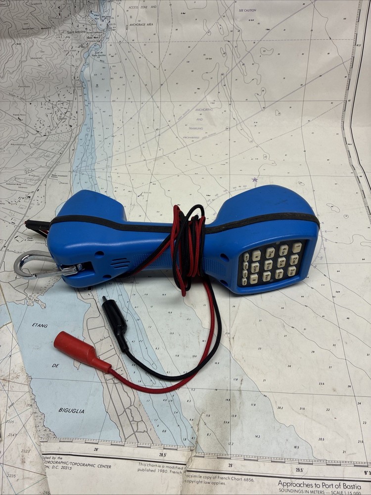 Jensen JTS-30 Hands Free Two Way Telephone Line Tester, Speaker, Clips