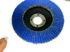 10 COUNT TRU-MAXX FLAP DISC 4-1/2X7/8 T27 HIGH PERFORMANCE STAINLESS RPM 13300 1