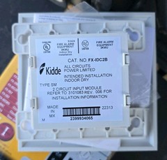 KIDDE FX-IDC2B Dual Input Class B Monitor Module NEW -FREE ShIPPING-