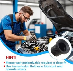 Transmission Dipstick Tube Seal, Dip Stick Tube Grommet for 4L60E 4L80E TH350 TH