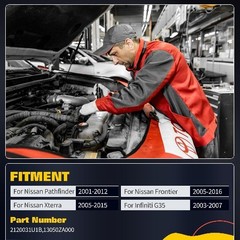 Thermostat Housing Fit for Pathfinder 2001-2012, Frontier 2005-2016, Xterra 2005