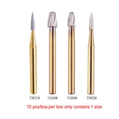 Dental Carbide Trimming & Finishing Burs FG7404/7406/7408/7901/7902/ CE FDA