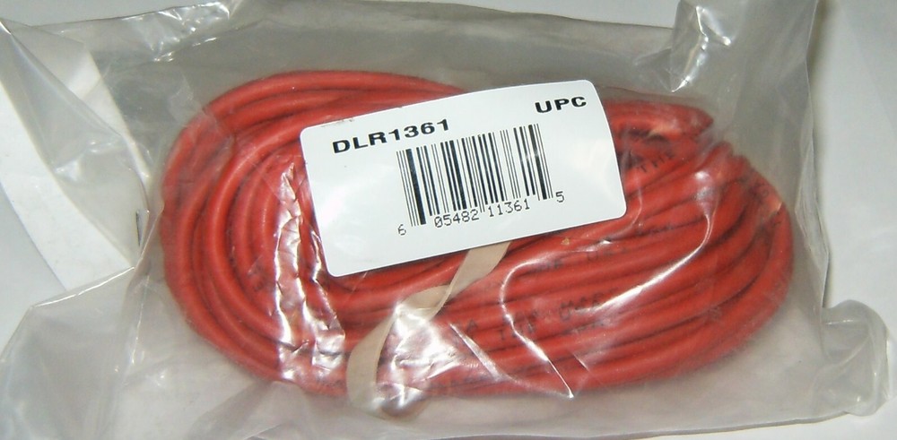 DLR 25′ Silicone Wire 13AWG 13 America Wire Gauge Red 25 Feet DLR1361