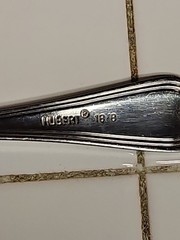 HUBERT Dinner Fork Utopia Heavyweight 18/8 Flatware Silverware Stainless Steel