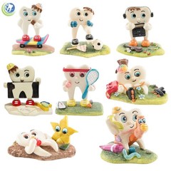 Dental Office Decorative Figurine Tooth Molar Collection Gift 16 variations