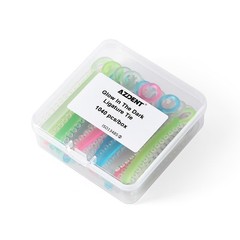 1040pcs/box Dental Orthodontic Ligature Ties Elastic Rubber Bands Dark Light