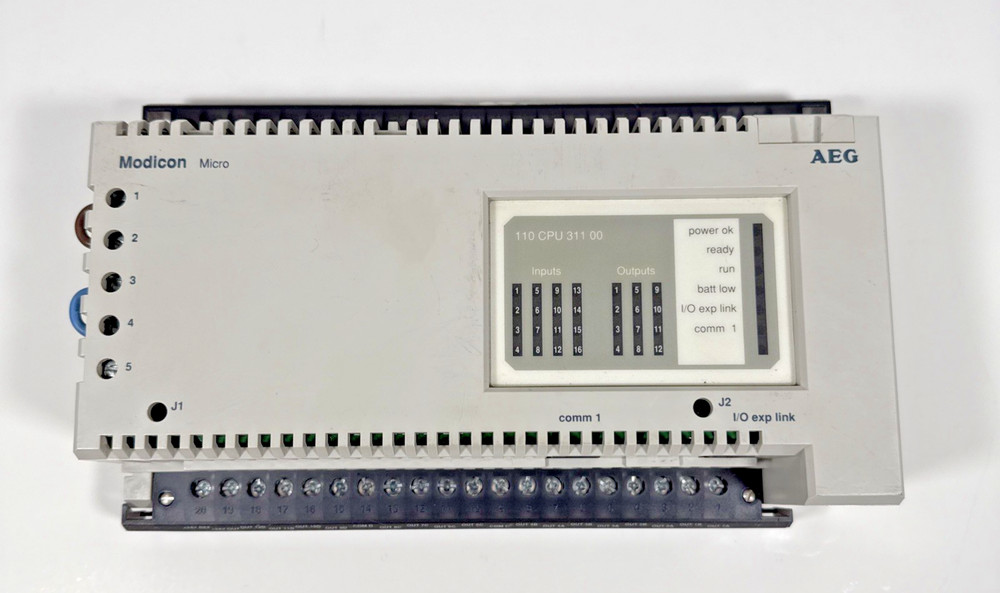 Modicon Micro 110 CPU 311‑00 PLC AEG Schneider Automation USA VTG