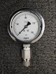 NOSHOK 160 PSI Stainless Steel Pressure Gauge