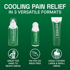 Biofreeze Spray Gel Pain Relief Variety Pack Muscle Pain Relief Arthritis Pain