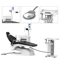 Dental Unit Chair Computer Controlled DC Motor Integral Doctor Stool TJ2688-A1-1