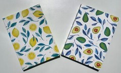 Green Inspired 2-Pack Notebook Journal Chlorine Free Soy Ink 8.5″ x 6″ Fruits
