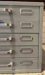 NEUMADE 5-Drawer STACKABLE Photography Metal File Cabinet 15.5” W x 13”H x 12”D