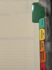 1990s Franklin Quest Planner 3 Ring Binder With Pages