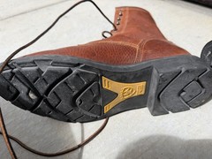 Ariat Men’s Work Boots Lace Up Leather Brown Size 10 1/2 EE Style 37180