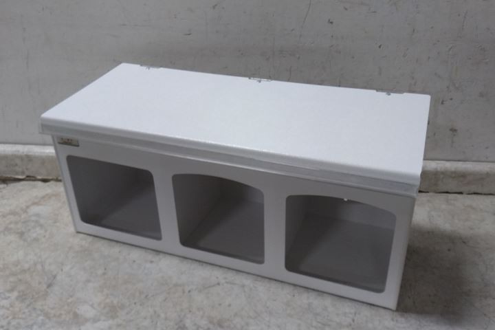 Bowman Dispensers FM001-0213 26-1/2 In Width 3 Compartment Face Mask Dispenser