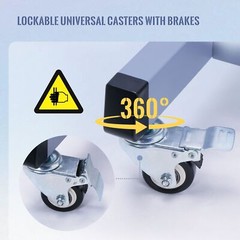 UCanSee Optometry Lift Electric Fluctuating Table, 22.83in x 15.75in Tabletop