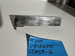 valenite LTMIR-16 Indexible Carbide Lathe Toolholder 5”OAL 1”Shank Threading Tur
