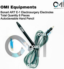 Bonart 7 x ART E-1 Electrosurgery Electrode wit Tips wire &Pencil Autoclaveable