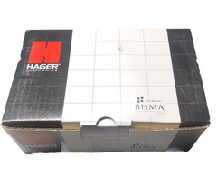 HAGER 093220 PANIC RIM EXIT DEVICE WITH CYLINDER ESCUTCHEON LEVER TRIM