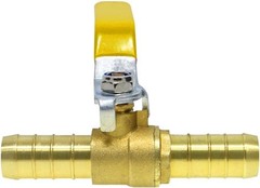 5/8 Inch PEX Crimp Brass Shut-Off Ball Valve 2 Pack