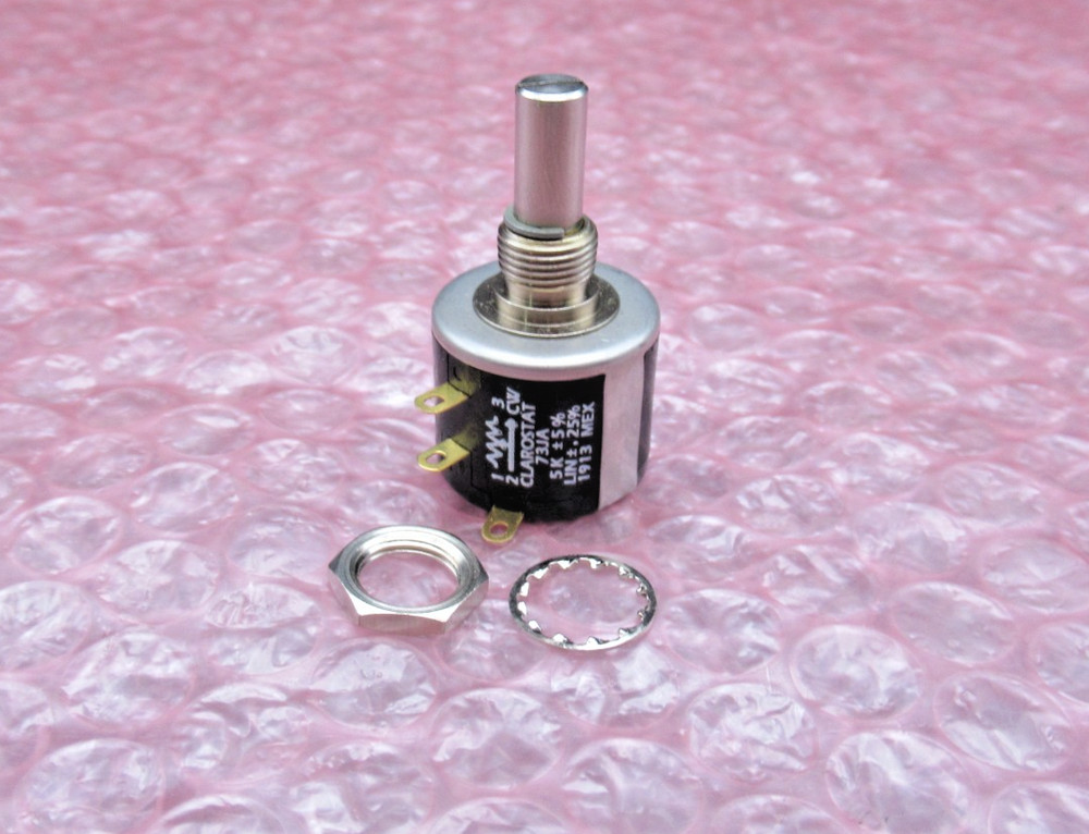 Honeywell 73JA5K Potentiometer Wirewound 5K Ohms, 10 Turn, 2W, 0.25in DIA *NEW*