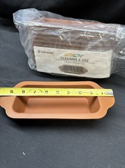 Ever Ocean 12 Pack Of Silicone Loaf Pans Subway Heating Trays #1712J