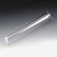 Globe Scientific 111011 Test Tube, 12Ml, 100Mm L, Ps, Pk1000