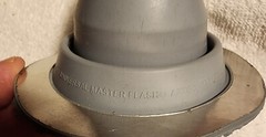 NEW #1 Size Gray Pipe Flashing Boot EPDM Rubber 1/4″ – 2 1/2″ Metal Roof 81820