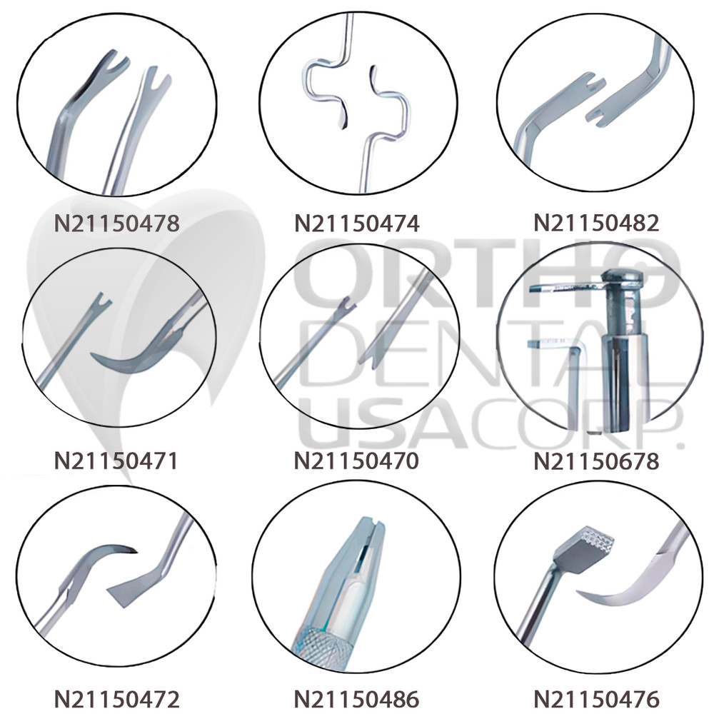 Orthodontic Gauges Ligature director scaler positive positioner band seater USA