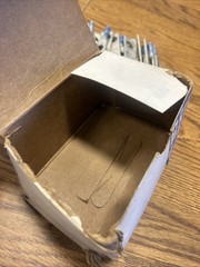 Box Of 50 Blue YA6C-2N LCN6-12 2 Hole Long Barrel Compression Lugs 6STR 1/2” NOS