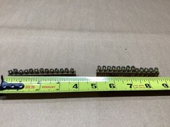 Copper Grounding Bar Tin Plated LOT OF 9 (Different sizes) #122L63