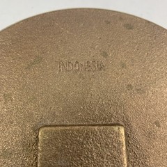 Raised Head Cleanout Plug 6 INCH Cap Brass Indonesia new Plumbing ABG#219A