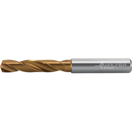 WALTER DC160-03-12.300A1-WJ30ET High Performance Drills, 0.4843 Inch Diameter,