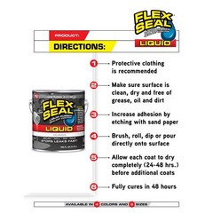Flex Seal Liquid MAX 2.5 Gal White Rubber Coating – Waterproof & UV Resistant