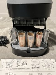 Magnif Ultra Sorter Motorized Coin Sorter 4873 USA with BONUS Assorted CoinTubes