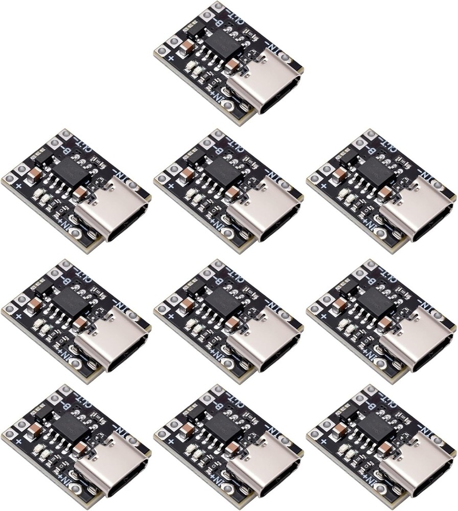 10pcs TP4057 1A 3.7V Lithium Battery Charging Board Type C USB Ultra-Small