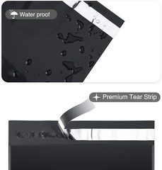 Reliable & Affordable Large 14.5×19 Black Poly Mailers – Self Sealing – 200pcs
