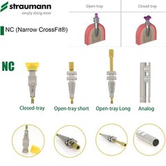 Dental ITI Straumann Healing & Locator Abutments Open/Closed Tray Post NC/RC Cap