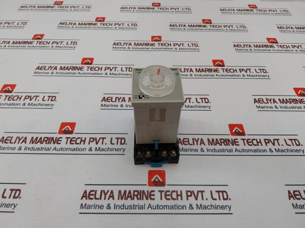 PANASONIC PM4S-A2C30M-AC120V Multirange Timer With Base 100-120v