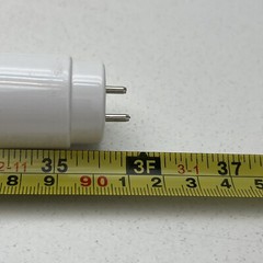 (4-Pack) GE LED12ET8/3/840 LED Light Bulb 12W 4000K, F25T8 Direct Replacement