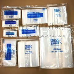 100 Clear 7 x 10″ 2 Mil Reclosable Resealable Storage Zipper Poly Plastic Bags