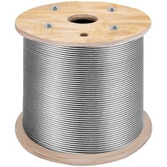 VEVOR T316 1000ft Stainless Steel Cable 1/8″ 1×19 Wire Rope Cable Railing