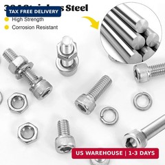 1260pcs M2 Screw Assortment kit, M2*4mm/6mm/8mm/10mm/12mm/16mm/20mm 304 Stainles