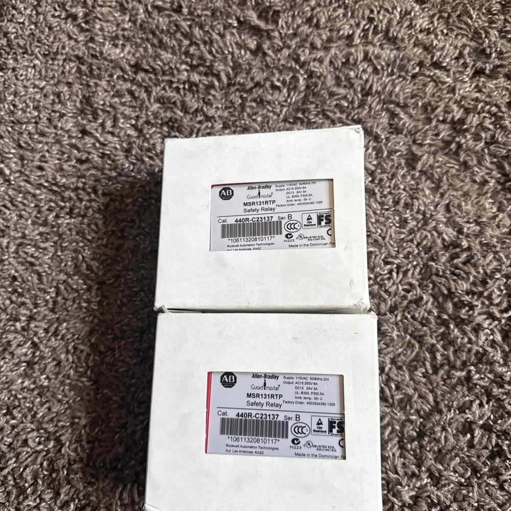 Sealed NEW Allen Bradley 440R-C23137 Guardmaster MSR131RTP Safety Relay