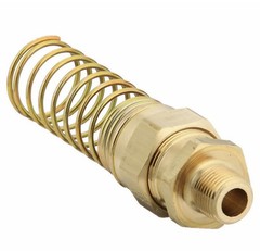 TRAMEC SLOAN Brass Straight Coupling Female-to-Male Pipe Adapter with Spring