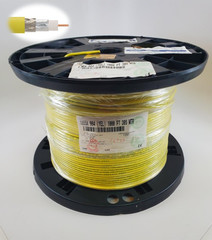 NEW BELDEN 1855A 004 YELLOW COAX RG-59 CABLE – 1000FT