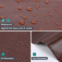 Tarp 10x20FT, 14 Mil Large Tarp, Tarps Heavy Duty Waterproof with Grommets Ev…