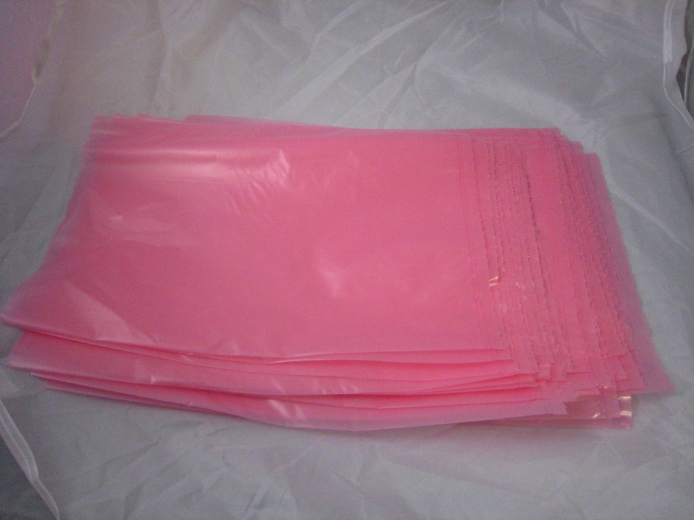 New Lot 25 12 x 18 inch Anti-Static Electronics Bags Large 2 mil Pink Computer