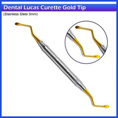 Periodontal Dental Lucas Surgical Bone Curettes 3mm Serrated Spoon Instruments